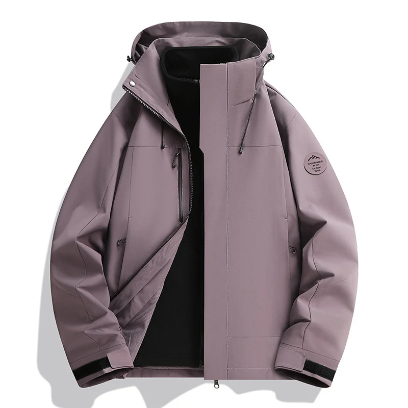 Unisex Wasserabweisende Softshelljacke mit Fleece-Innenfutter und Verstellbarer Kapuze Nord Taschen