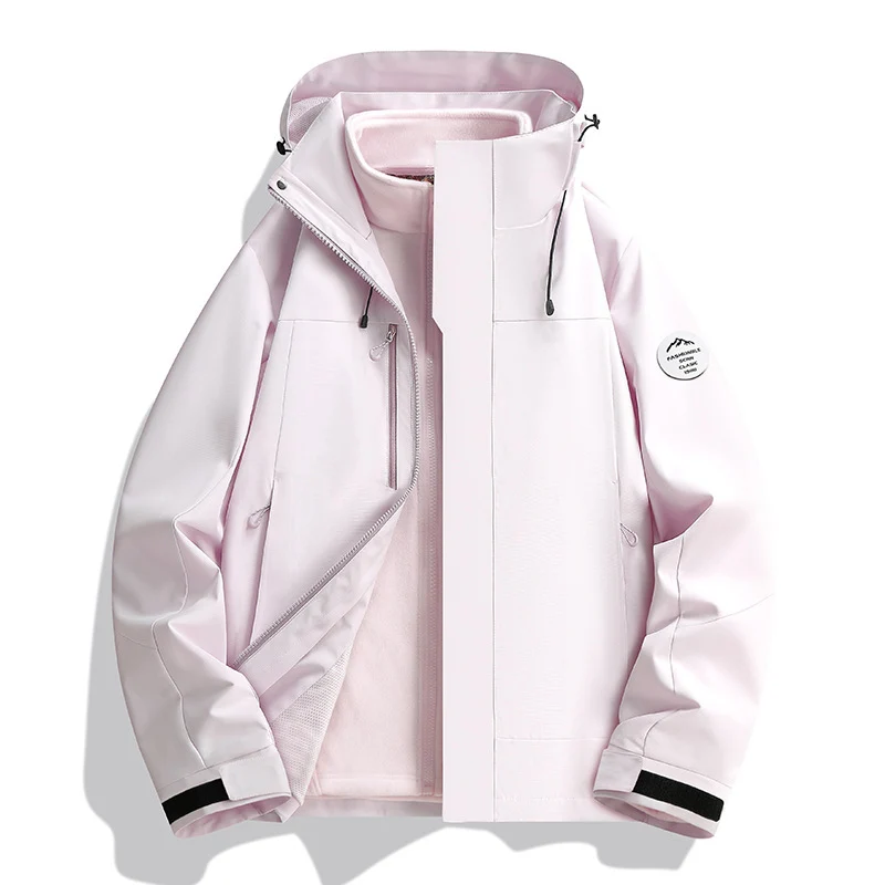 Unisex Wasserabweisende Softshelljacke mit Fleece-Innenfutter und Verstellbarer Kapuze Nord Taschen