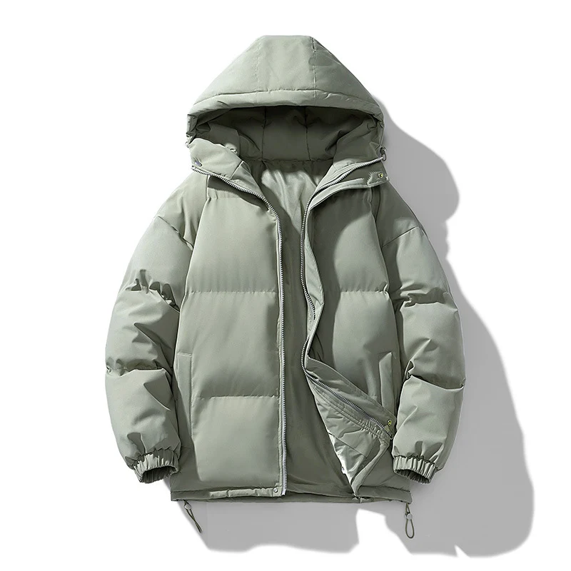Unisex Gepolsterte Kapuzensteppjacke mit Thermoisolierung und verstellbarem Saum Nord Taschen