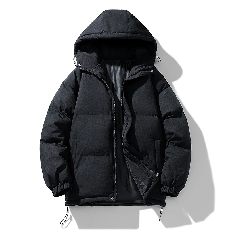 Unisex Gepolsterte Kapuzensteppjacke mit Thermoisolierung und verstellbarem Saum Nord Taschen