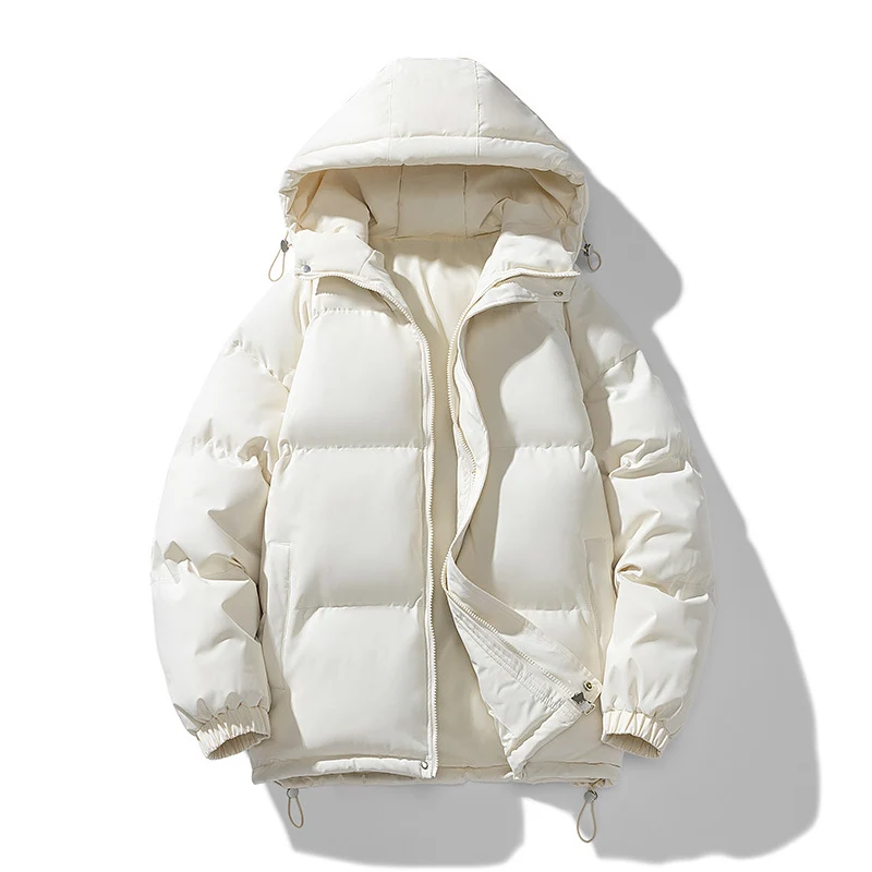 Unisex Gepolsterte Kapuzensteppjacke mit Thermoisolierung und verstellbarem Saum Nord Taschen