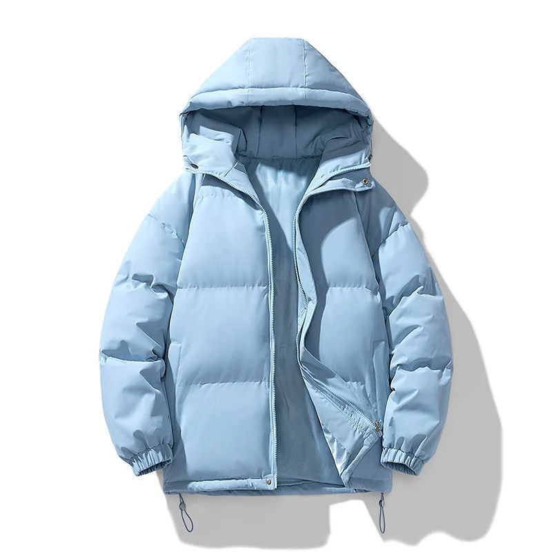 Unisex Gepolsterte Kapuzensteppjacke mit Thermoisolierung und verstellbarem Saum Nord Taschen