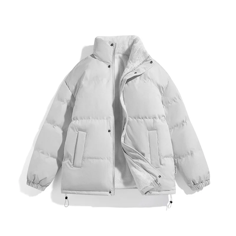 Unisex Boxy-Pufferjacke mit hohem Stehkragen, verdecktem Reißverschluss und verstellbarem Kordelzugsaum Nord Taschen