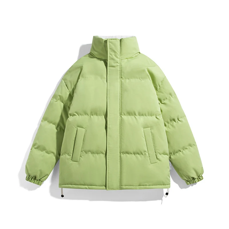 Unisex Boxy-Pufferjacke mit hohem Stehkragen, verdecktem Reißverschluss und verstellbarem Kordelzugsaum Nord Taschen