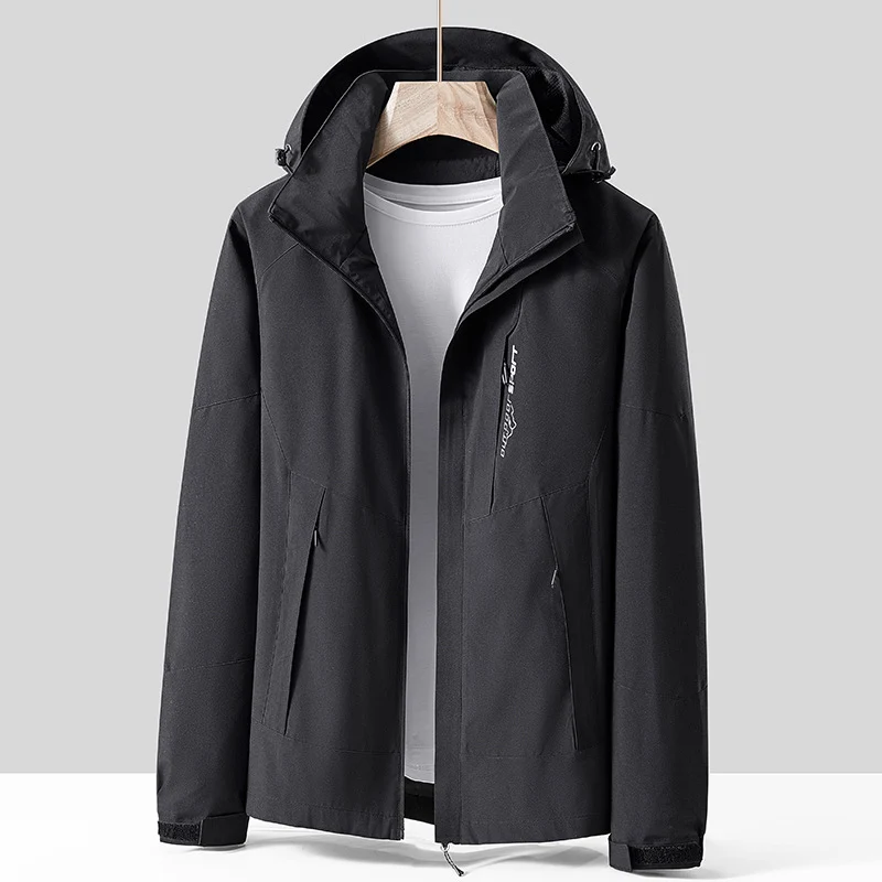 Unisex Atmungsaktive Softshell-Outdoorjacke im Colorblock-Design mit regulierbarer Kapuze und verdecktem Zweiwege-Reißverschluss Nord Taschen