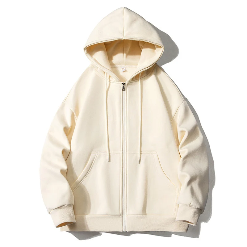 Herren Kapuzensweatjacke mit durchgehendem Reißverschluss, Oversize‑Schnitt und Raglanärmeln Nord Taschen