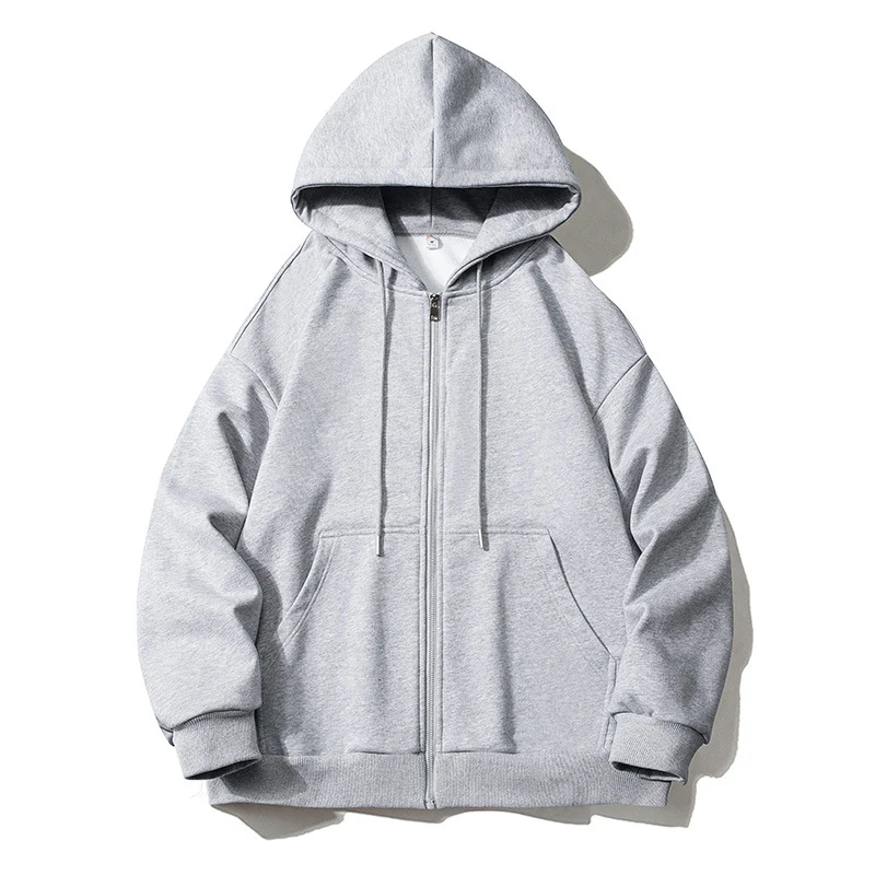 Herren Kapuzensweatjacke mit durchgehendem Reißverschluss, Oversize‑Schnitt und Raglanärmeln Nord Taschen