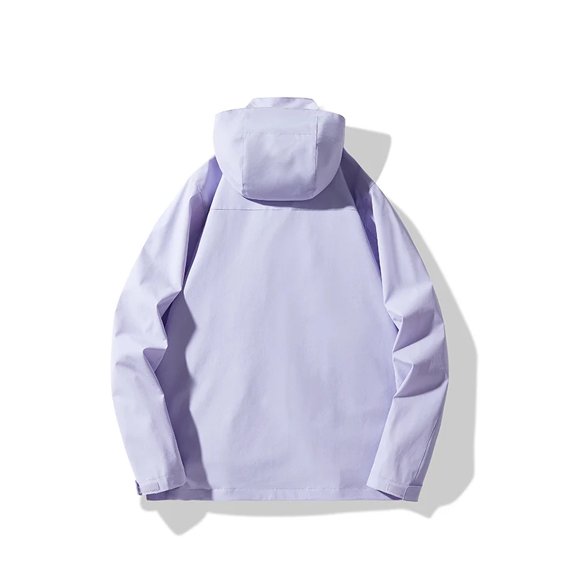 Herren Technische wasserdichte Kapuzen-Shelljacke im minimalistischen Urban-Look Nord Taschen