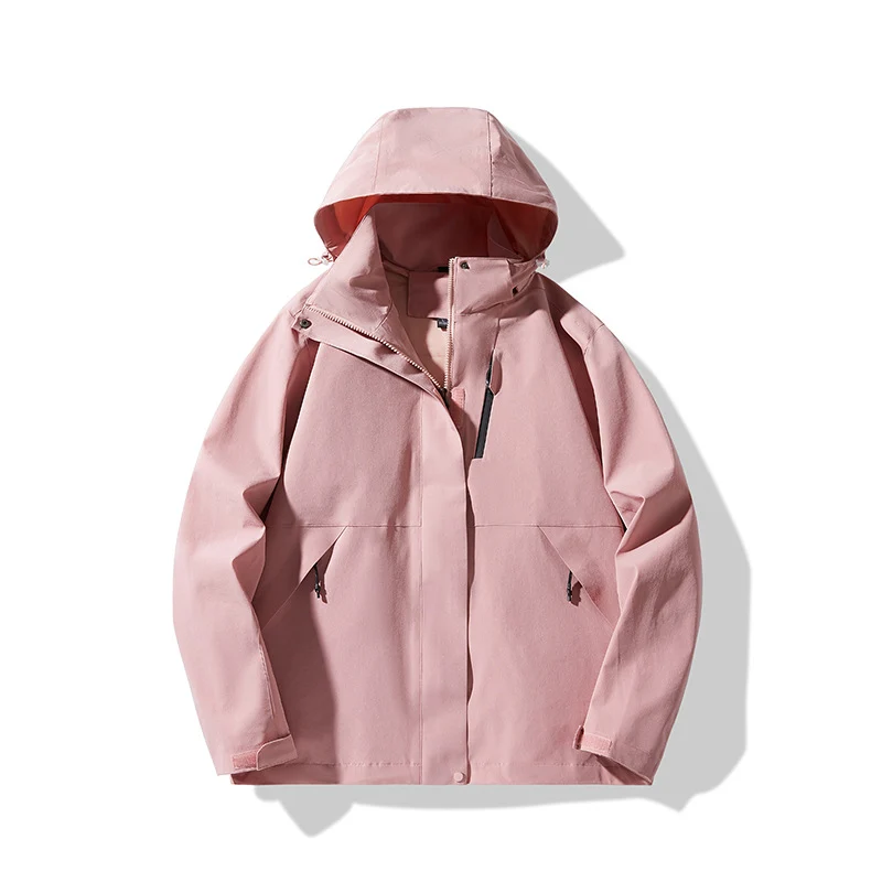 Herren Technische wasserdichte Kapuzen-Shelljacke im minimalistischen Urban-Look Nord Taschen