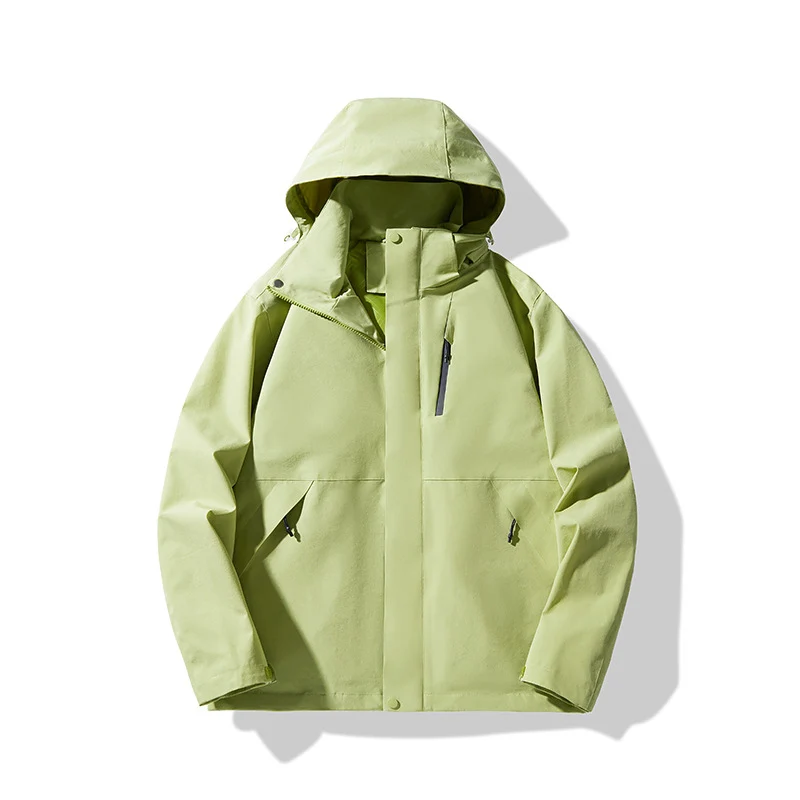 Herren Technische wasserdichte Kapuzen-Shelljacke im minimalistischen Urban-Look Nord Taschen