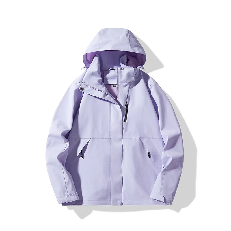 Herren Technische wasserdichte Kapuzen-Shelljacke im minimalistischen Urban-Look Nord Taschen