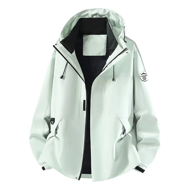 Herren Technische Softshell-Kapuzenjacke mit verdecktem Frontreißverschluss und Multifunktions-Taschen Nord Taschen