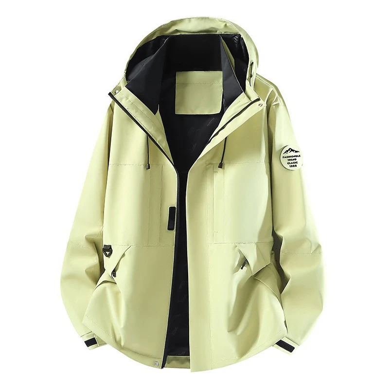 Herren Technische Softshell-Kapuzenjacke mit verdecktem Frontreißverschluss und Multifunktions-Taschen Nord Taschen