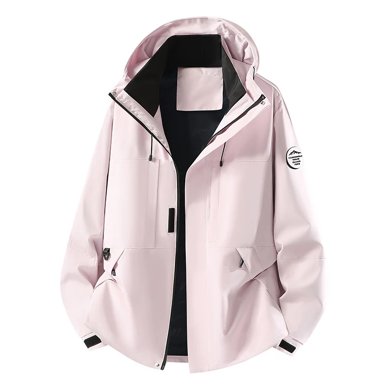 Herren Technische Softshell-Kapuzenjacke mit verdecktem Frontreißverschluss und Multifunktions-Taschen Nord Taschen