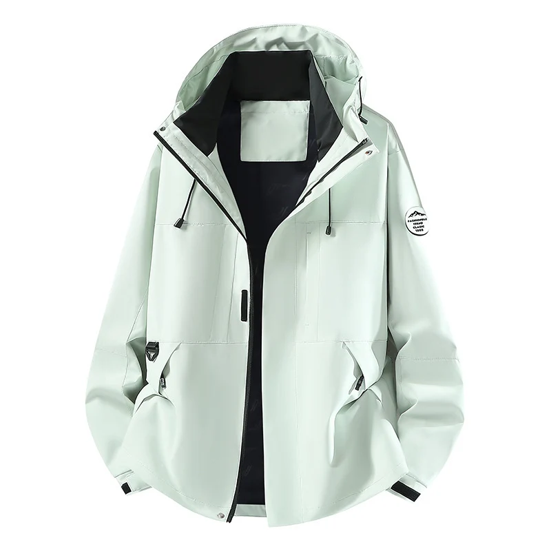 Herren Technische Softshell-Kapuzenjacke mit verdecktem Frontreißverschluss und Multifunktions-Taschen Nord Taschen
