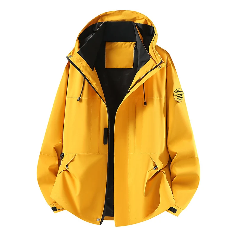 Herren Technische Softshell-Kapuzenjacke mit verdecktem Frontreißverschluss und Multifunktions-Taschen Nord Taschen