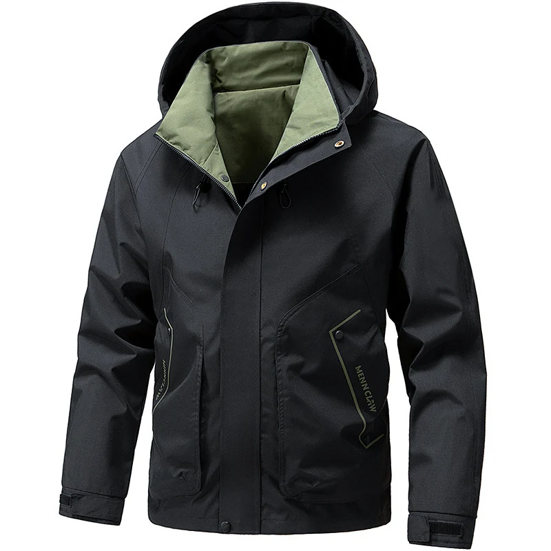 Herren technische Kapuzen-Softshelljacke mit verstellbarer Kapuze und Utility-Taschen Nord Taschen