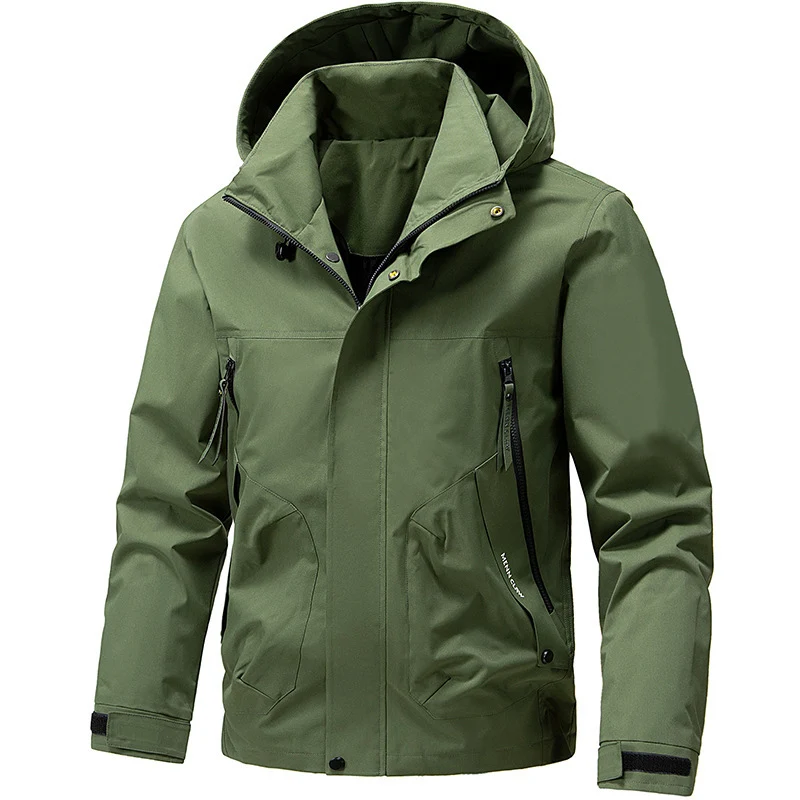 Herren technische Kapuzen-Softshelljacke mit verstellbarer Kapuze und Utility-Taschen Nord Taschen