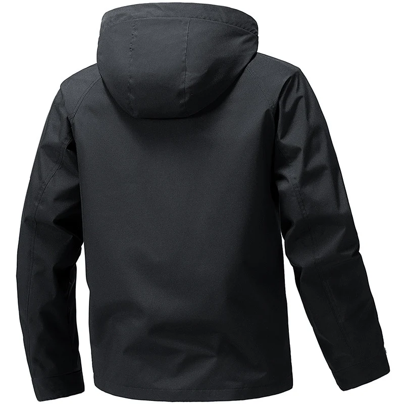 Herren technische Kapuzen-Softshelljacke mit verstellbarer Kapuze und Utility-Taschen Nord Taschen
