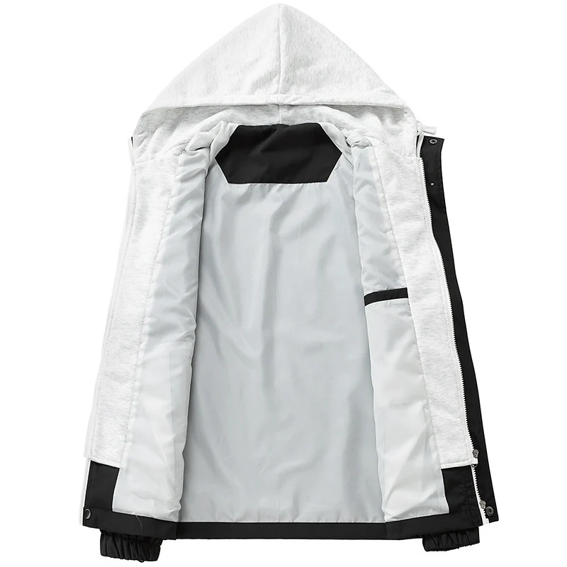 Herren technische Kapuzen-Softshelljacke mit verstellbarer Kapuze und Utility-Taschen Nord Taschen