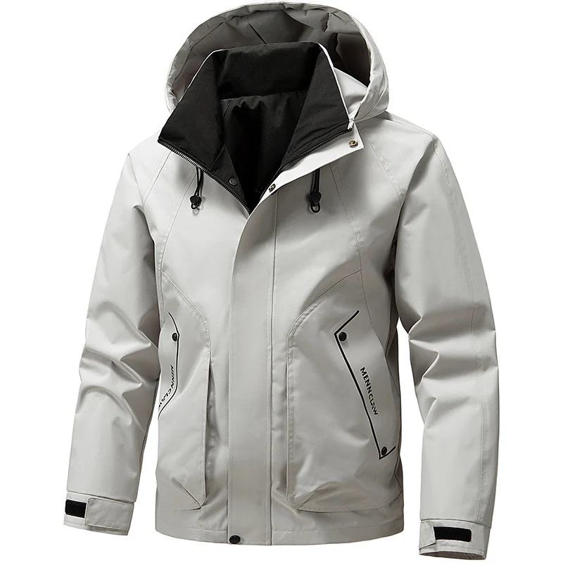 Herren technische Kapuzen-Softshelljacke mit verstellbarer Kapuze und Utility-Taschen Nord Taschen