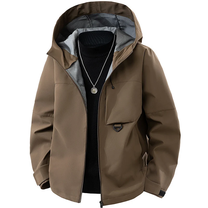 Herren technische Kapuzen-Softshelljacke mit verstellbarer Kapuze und Utility-Taschen Nord Taschen