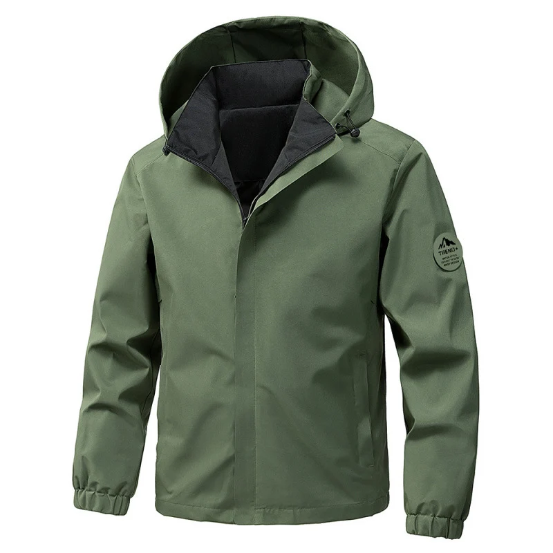 Herren technische Kapuzen-Softshelljacke mit verstellbarer Kapuze und Utility-Taschen Nord Taschen