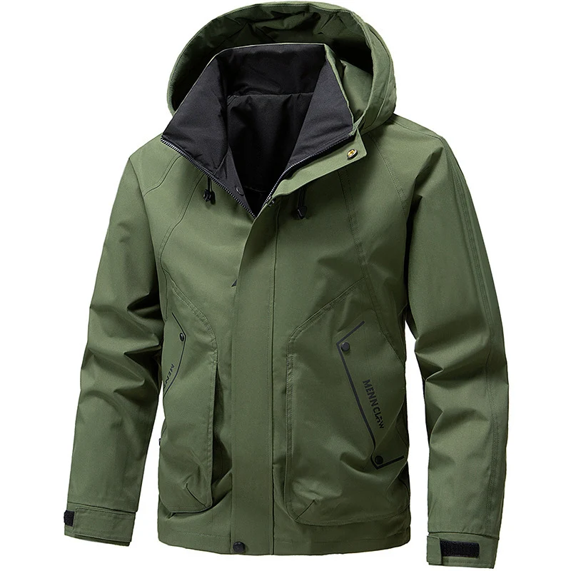 Herren technische Kapuzen-Softshelljacke mit verstellbarer Kapuze und Utility-Taschen Nord Taschen