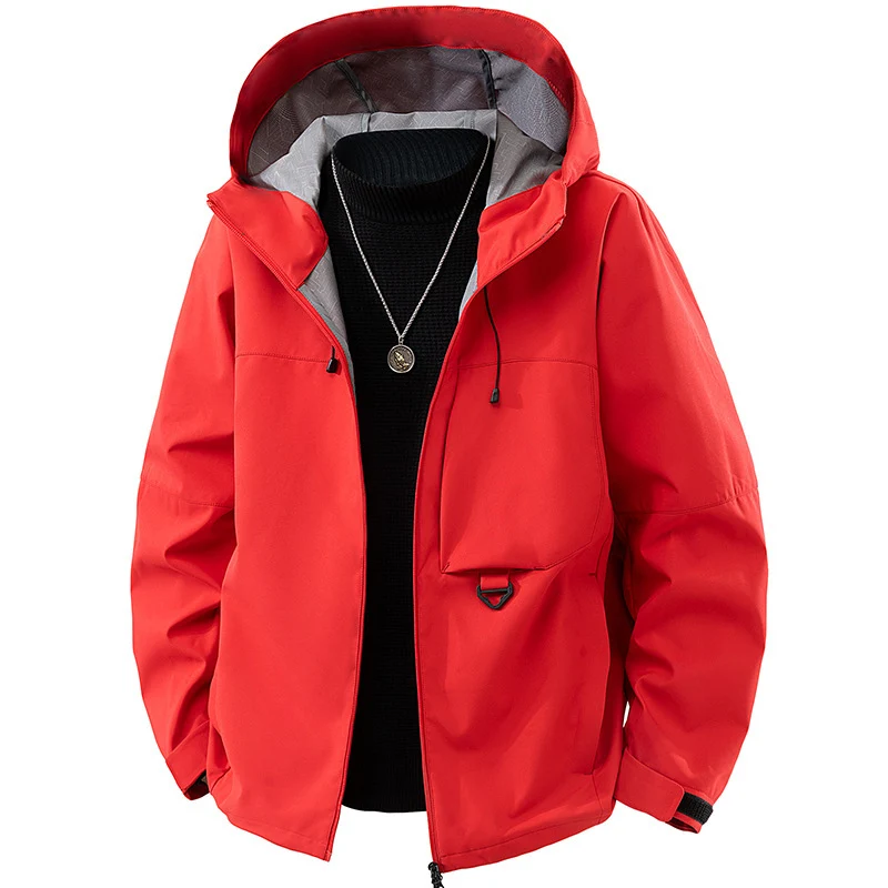 Herren technische Kapuzen-Softshelljacke mit verstellbarer Kapuze und Utility-Taschen Nord Taschen