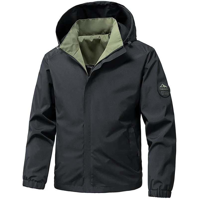 Herren technische Kapuzen-Softshelljacke mit verstellbarer Kapuze und Utility-Taschen Nord Taschen