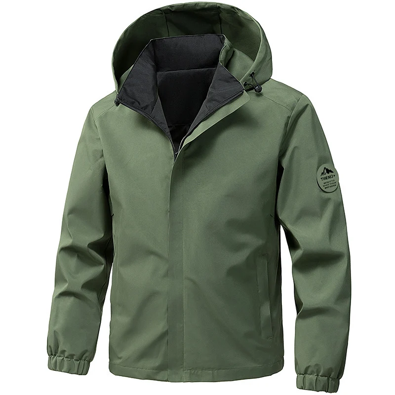 Herren technische Kapuzen-Softshelljacke mit verstellbarer Kapuze und Utility-Taschen Nord Taschen