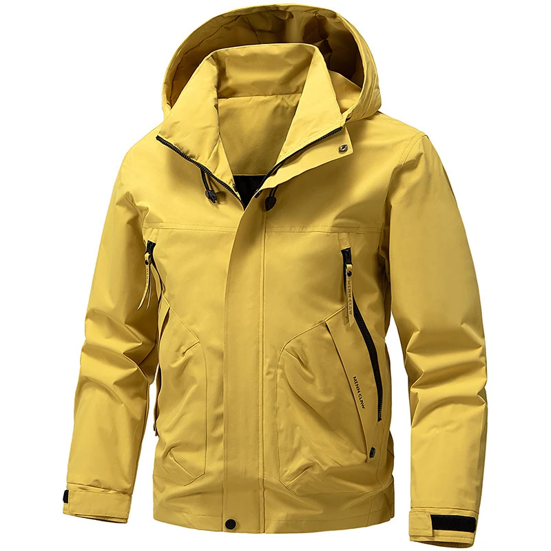 Herren technische Kapuzen-Softshelljacke mit verstellbarer Kapuze und Utility-Taschen Nord Taschen