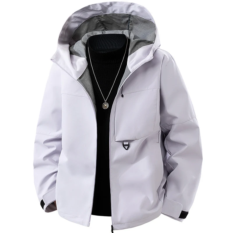 Herren technische Kapuzen-Softshelljacke mit verstellbarer Kapuze und Utility-Taschen Nord Taschen