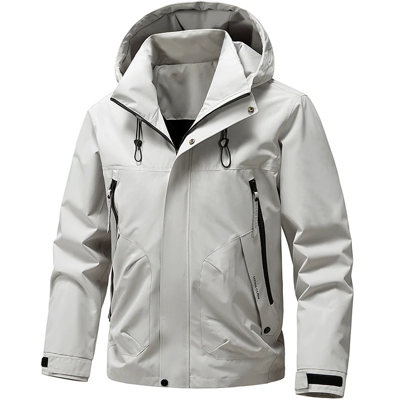 Herren technische Kapuzen-Softshelljacke mit verstellbarer Kapuze und Utility-Taschen Nord Taschen