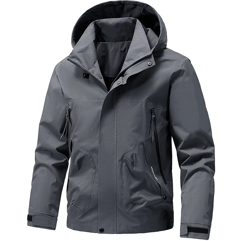 Herren technische Kapuzen-Softshelljacke mit verstellbarer Kapuze und Utility-Taschen Nord Taschen