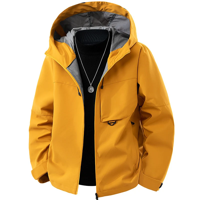 Herren technische Kapuzen-Softshelljacke mit verstellbarer Kapuze und Utility-Taschen Nord Taschen
