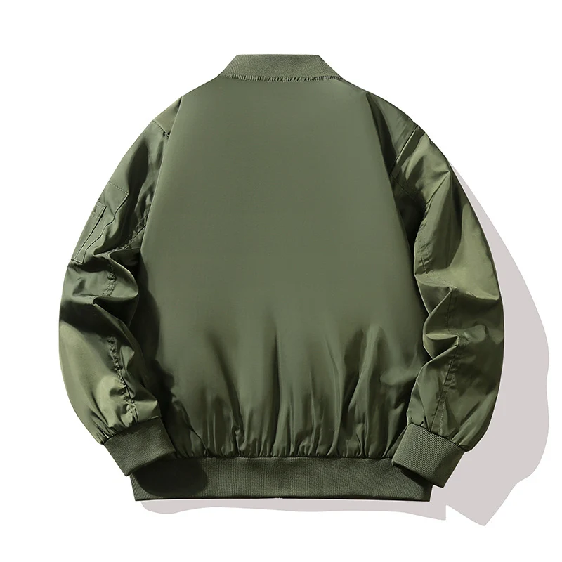 Herren Technische Bomberjacke im Flight‑Stil mit kontrastierendem Innenfutter Nord Taschen