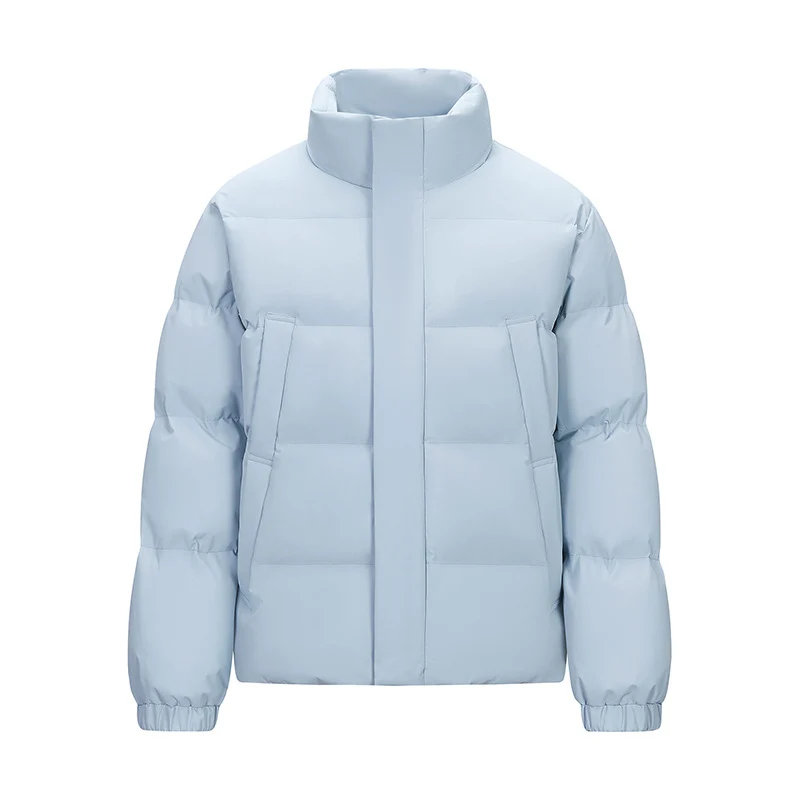 Herren Gepolsterte Steppjacke mit hohem Stehkragen und verdeckter Reißverschluss Nord Taschen