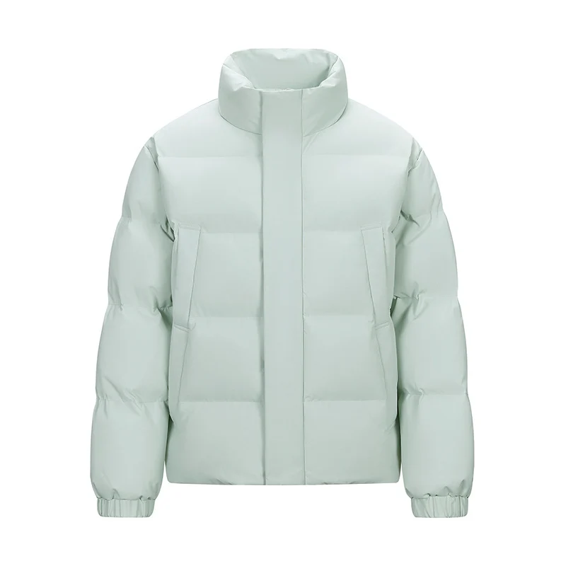 Herren Gepolsterte Steppjacke mit hohem Stehkragen und verdeckter Reißverschluss Nord Taschen