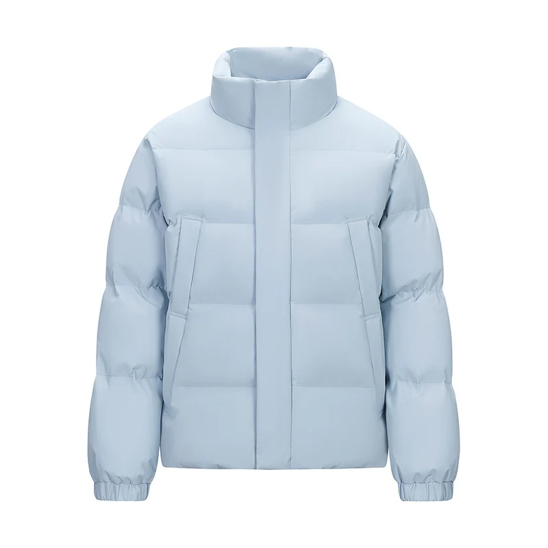 Herren Gepolsterte Steppjacke mit hohem Stehkragen und verdeckter Reißverschluss Nord Taschen