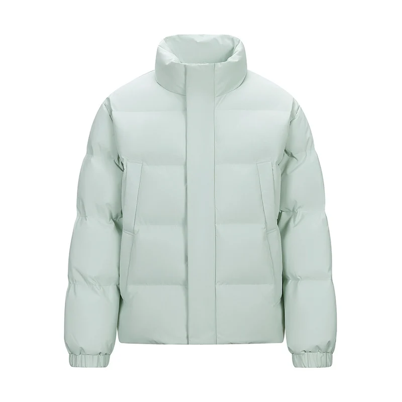 Herren Gepolsterte Steppjacke mit hohem Stehkragen und verdeckter Reißverschluss Nord Taschen