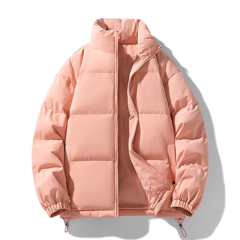 Herren Gepolsterte Pufferjacke mit hohem Stehkragen, winddichter Außenlage und verstellbarem Kordelzugsaum Nord Taschen