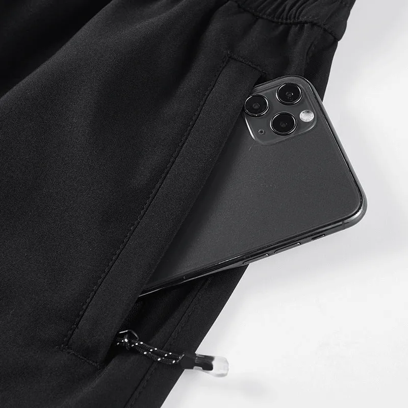 Herren Sportive tapered Jogginghose mit elastischem Bund, Reißverschlusstaschen und atmungsaktivem Funktionsmaterial Nord Taschen