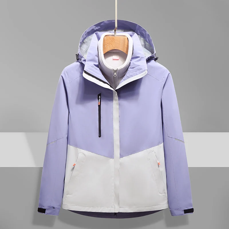 Herren Softshell-Outdoorjacke mit Kapuze, wind- und wasserdicht Nord Taschen