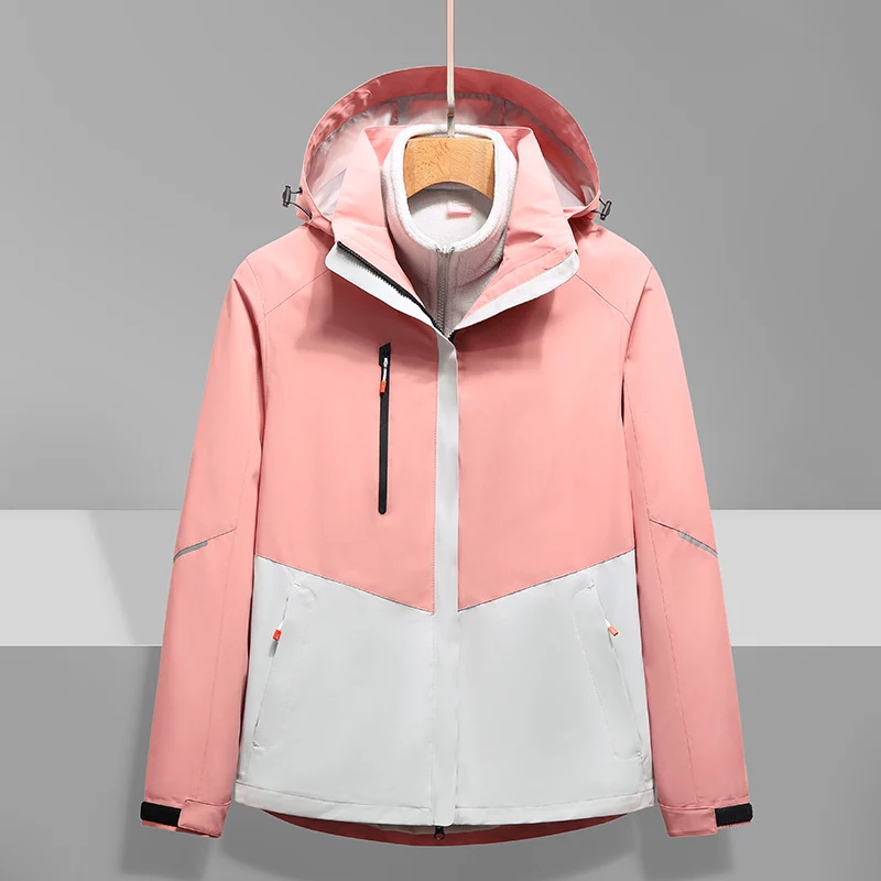 Herren Softshell-Outdoorjacke mit Kapuze, wind- und wasserdicht Nord Taschen