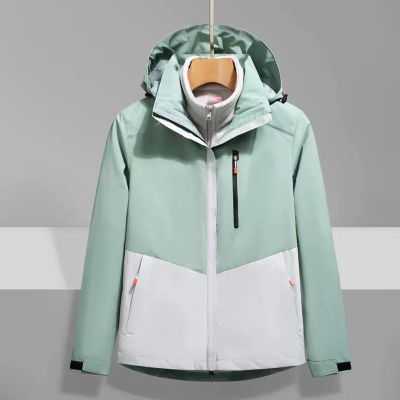 Herren Softshell-Outdoorjacke mit Kapuze, wind- und wasserdicht Nord Taschen