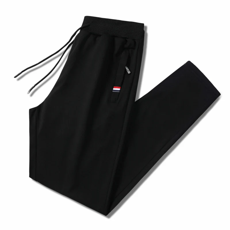 Herren Slim-Fit Jogginghose mit elastischem Rippbund, Kordelzug und Reißverschlusstaschen Nord Taschen