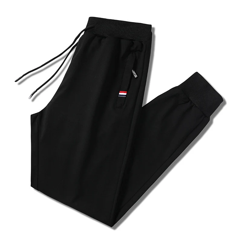 Herren Slim-Fit Jogginghose mit elastischem Rippbund, Kordelzug und Reißverschlusstaschen Nord Taschen
