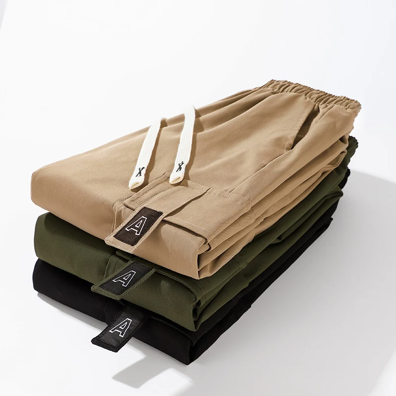 Herren Urbaner Utility-Jogger mit Oversize-Cargotaschen, Kordelzug und elastischen Knöcheln Nord Taschen
