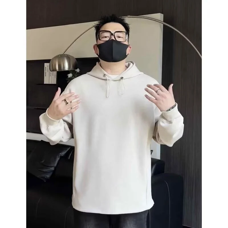 Herren Oversized Kapuzenpullover mit Dropped-Shoulder, schwerer Baumwollmischung und minimalistischer Silhouette Nord Taschen